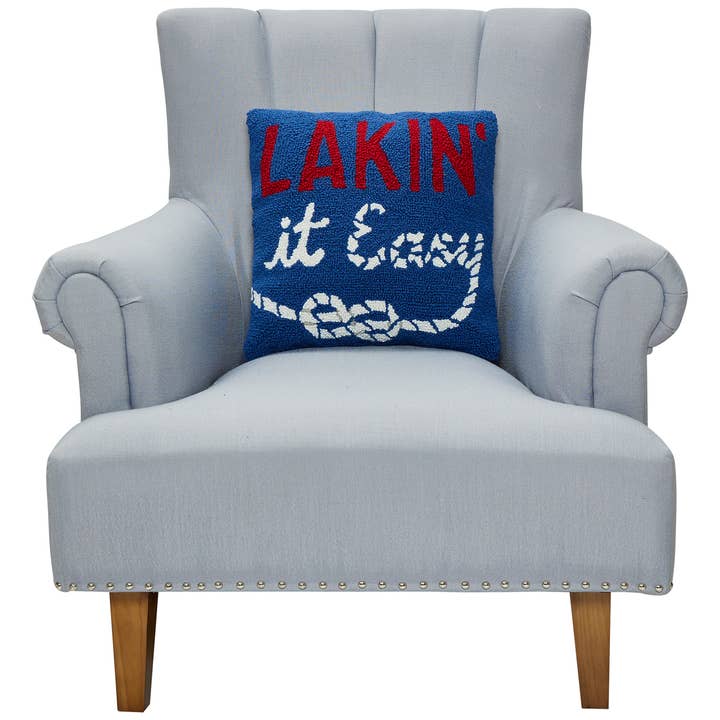 Peking Handicraft - Wholesale Throw/Decorative Pillow - Lakin' It Easy Hook Pillow1