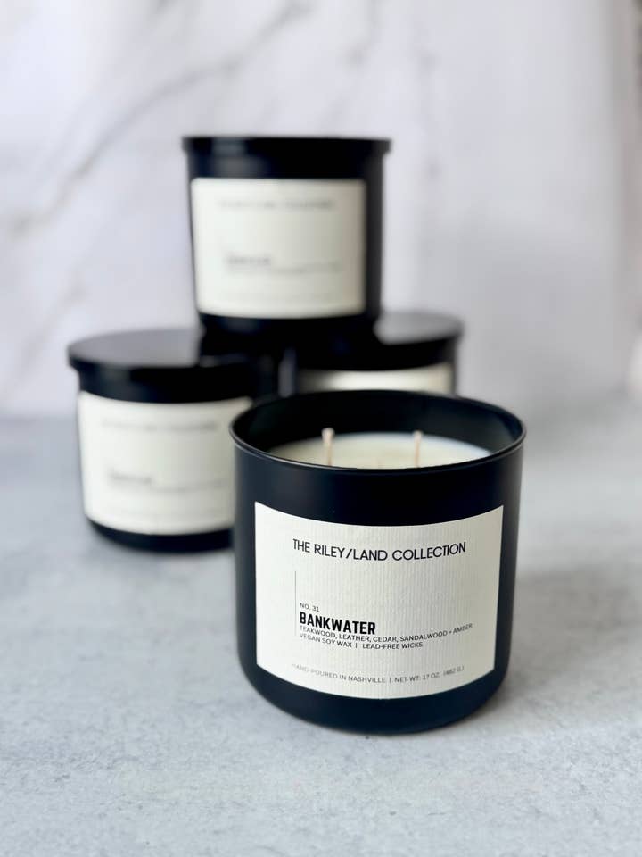 Bankwater - Colección de Velas Legacy para venta al por mayor de THE RILEY/LAND COLLECTION