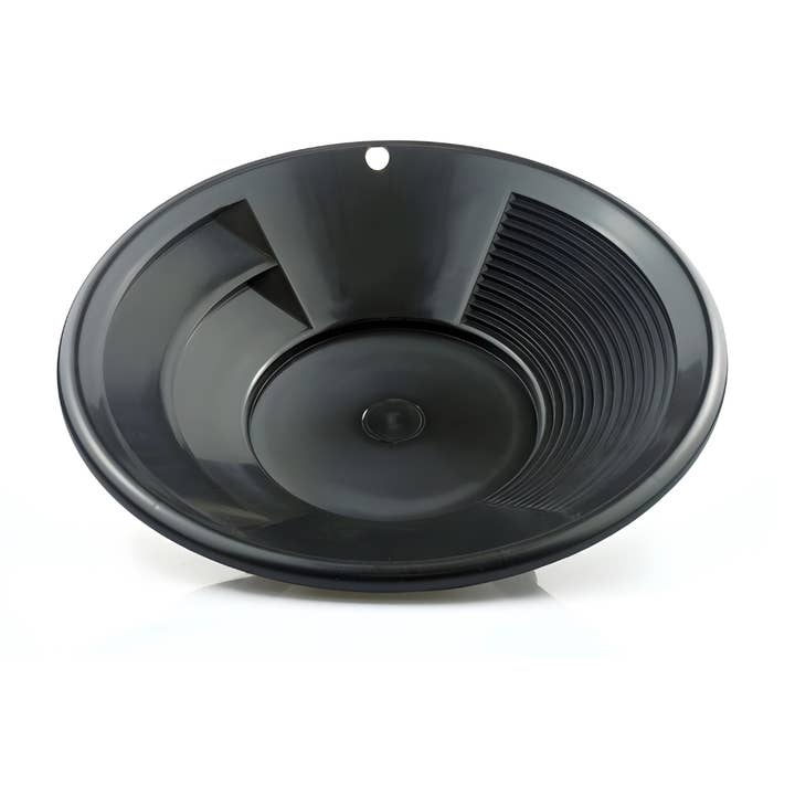 Adventure Market - Wholesale Sporting Accessories - 10" Black Dual Riffle Gold Pan
