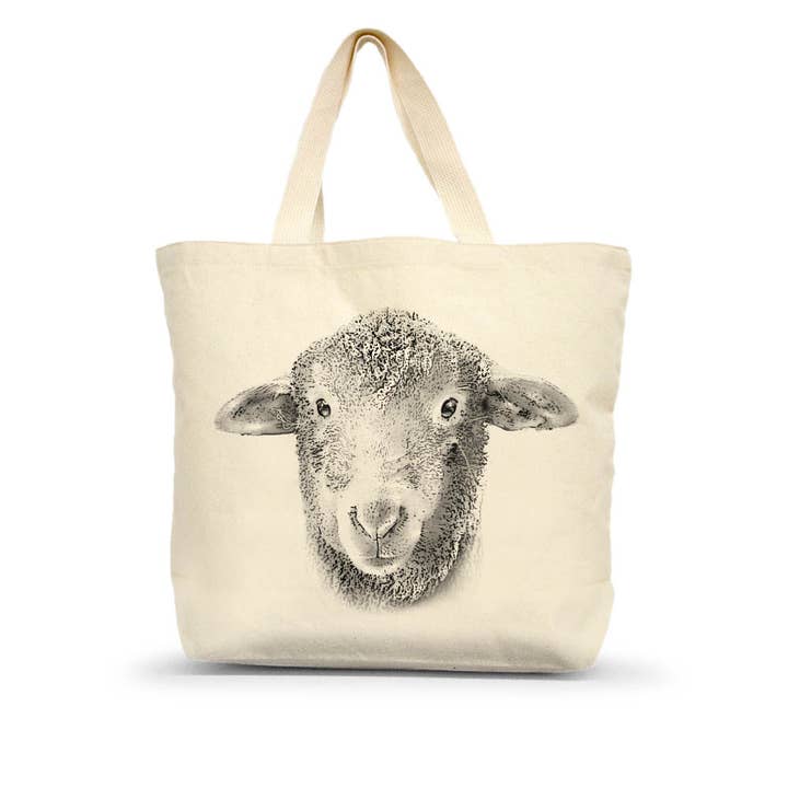 Grand sac « Purl » Sheep #3 pour la vente par Eric & Christopher