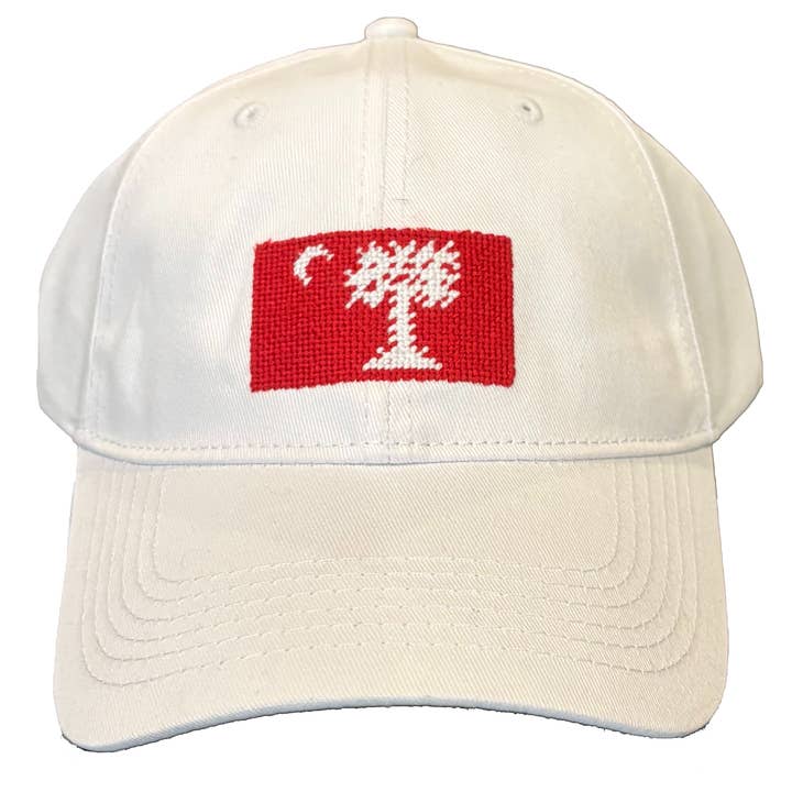 Citadel Big Red Flag Twill Embroidered Brim Hat Cap for wholesale by Charleston Belt