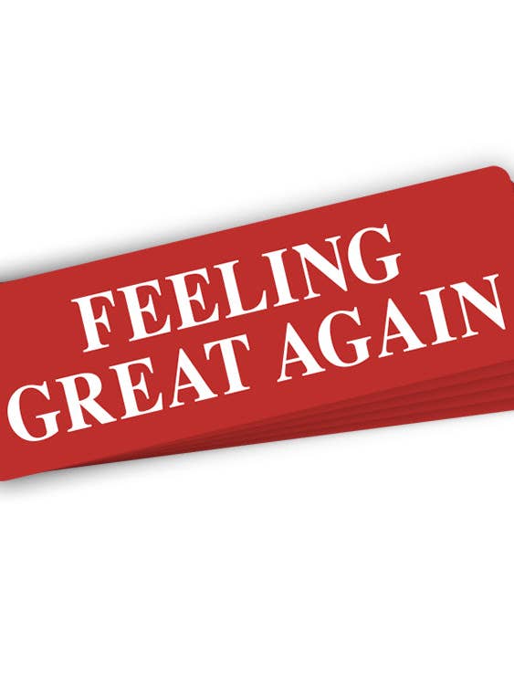 Feeling Great Again (Bumper Sticker) for wholesale by Shield Republic