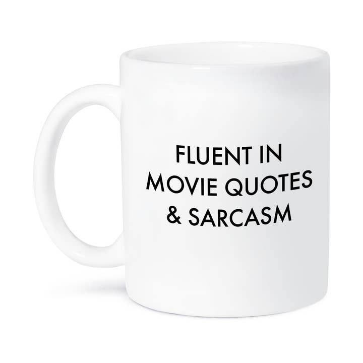 3dRose, Flydende i filmcitater og sarkasme, Krus for engroshandel hos 3dRose