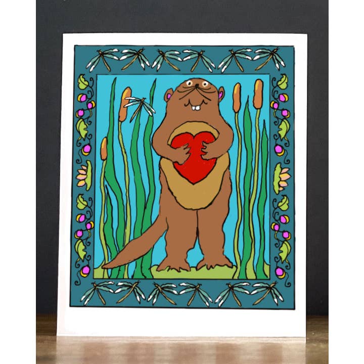 San Valentino: Otter Love per la vendita all'ingrosso da parte di Cards by Charlot