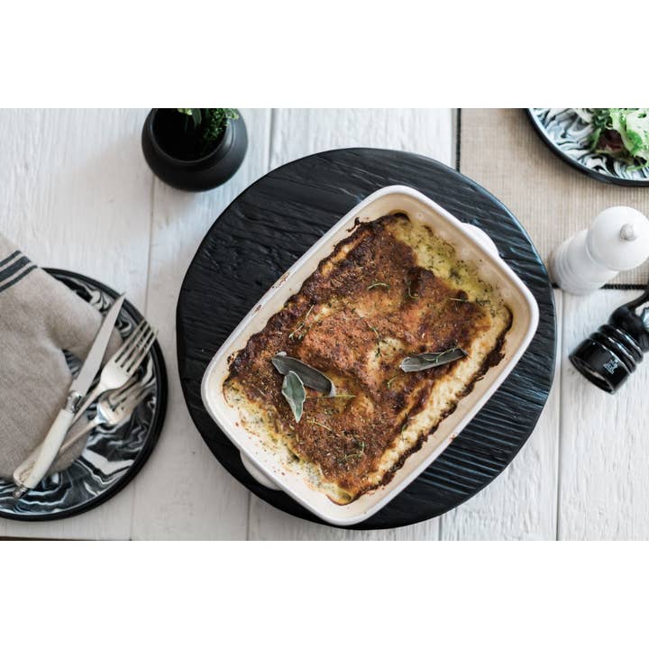 etúHOME - Wholesale Baking Dish - White Lasagna Baker