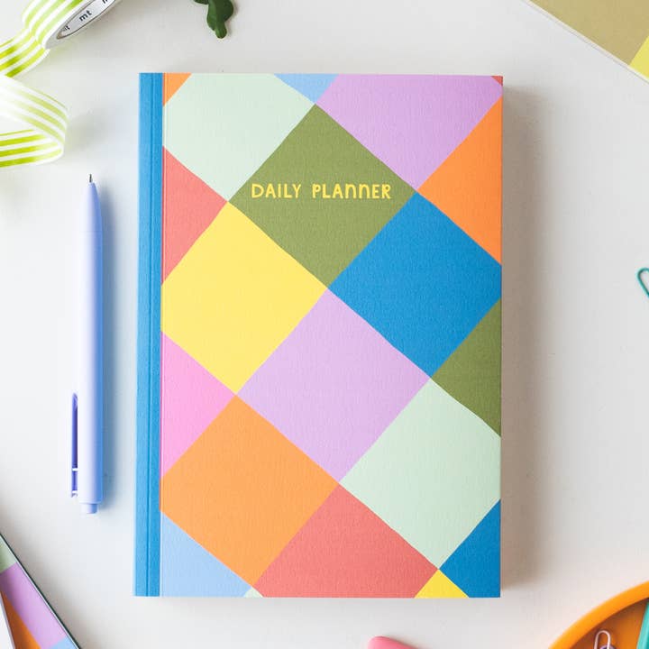 Harlequin 304 Page Daily Planner for wholesale by Raspberry Blossom