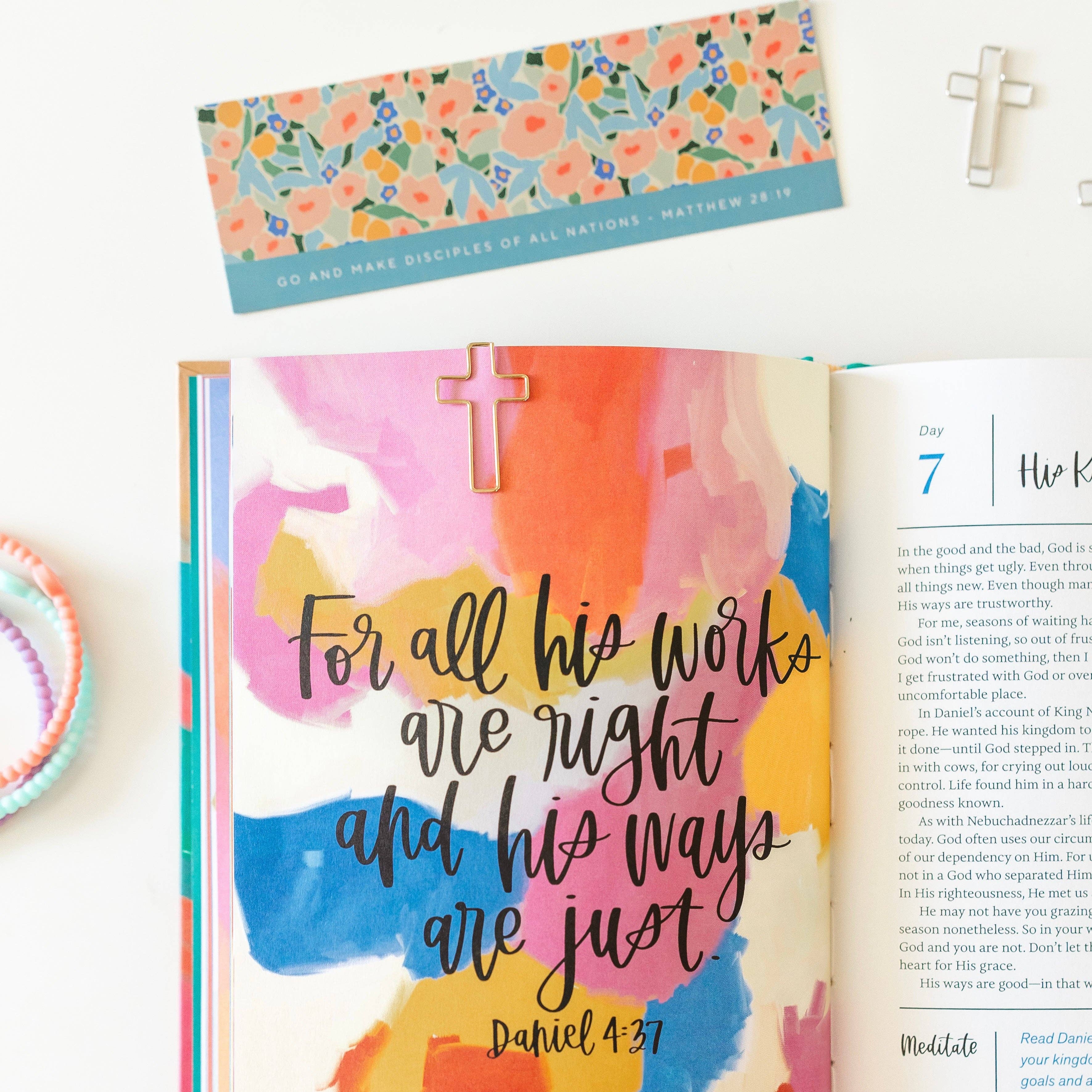 Bookmark + Cross Paper Clips for wholesale on Faire6