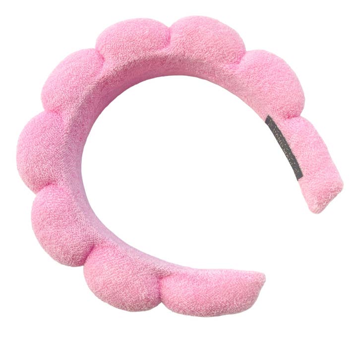 Queens Designs - Wholesale Spa Headband - Terry Cloth Bubble Headbands13