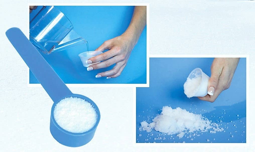 Snow To Go! Instant Snow - Vente Kit de bricolage - Kit de neige instantanée Snow To Go! poly - Made in USA1