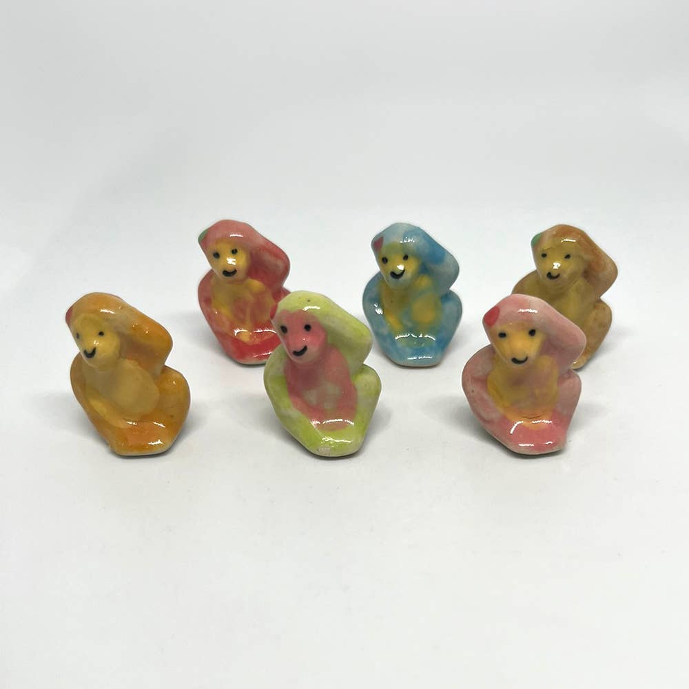 VIE - Wholesale Decorative Figurine - Mini Ceramic Figurine, Assorted Colour, Approx. 2cm267