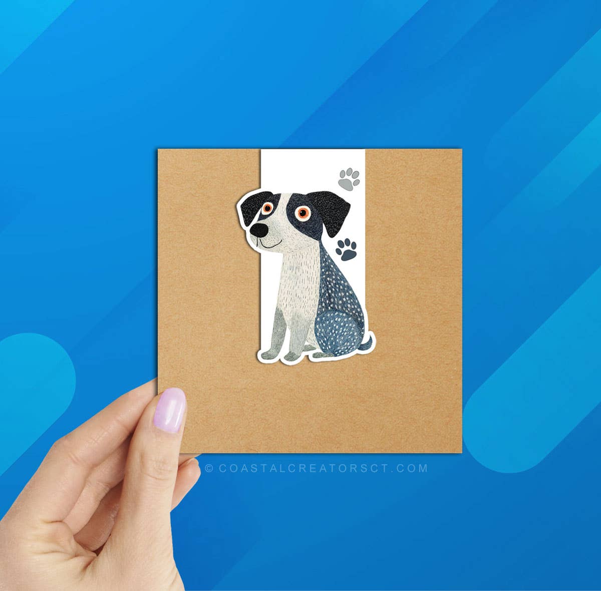 Coastal Creators of Connecticut - Wholesale Bookmark - Terrier Dog Reversible Magnetic Bookmark (Packaged)1