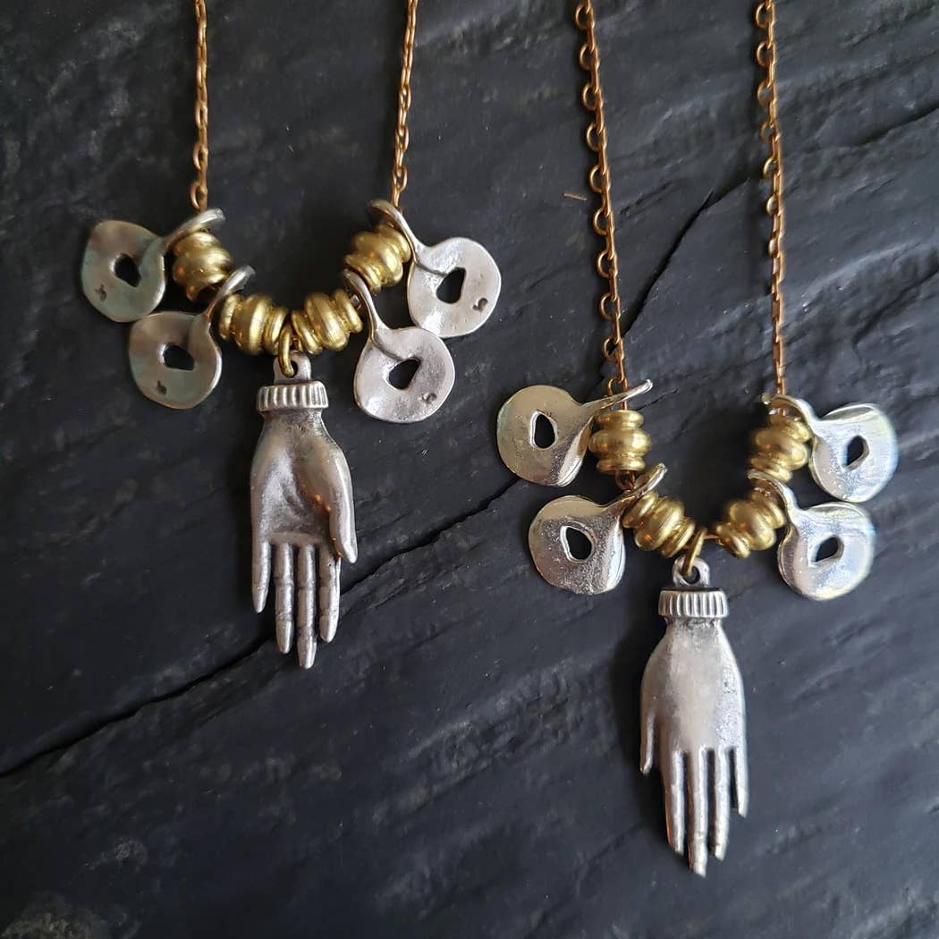 Verdilune – Engroshandel Halskæde med vedhæng – Healing Hand vedhæng1