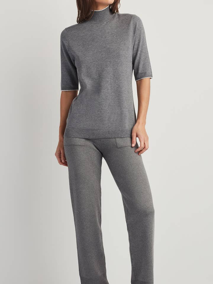 Ellen Tracy - Wholesale Knit Sweater - Women's - CARLEE MOCK NECK SWEATER TEE8