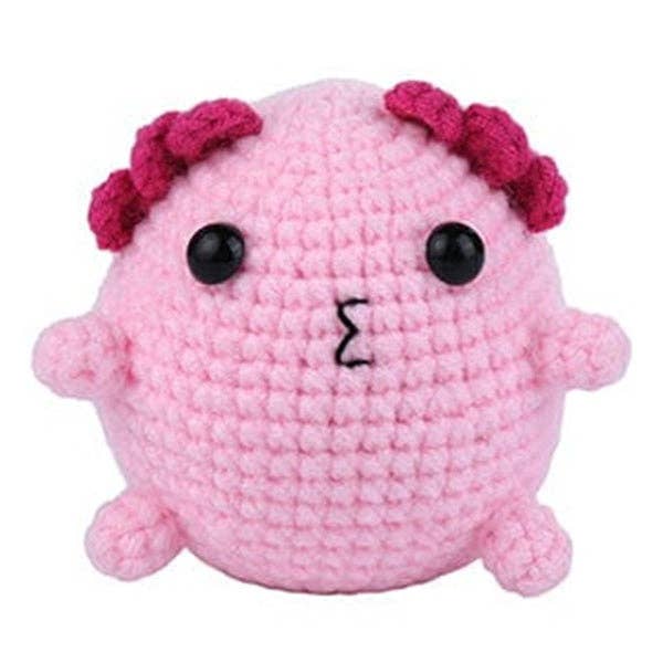 Showcase - Wholesale DIY Craft Kit - The LOOP Brigade: DIY Mini Crochet Kit - Lily the Axolotl1