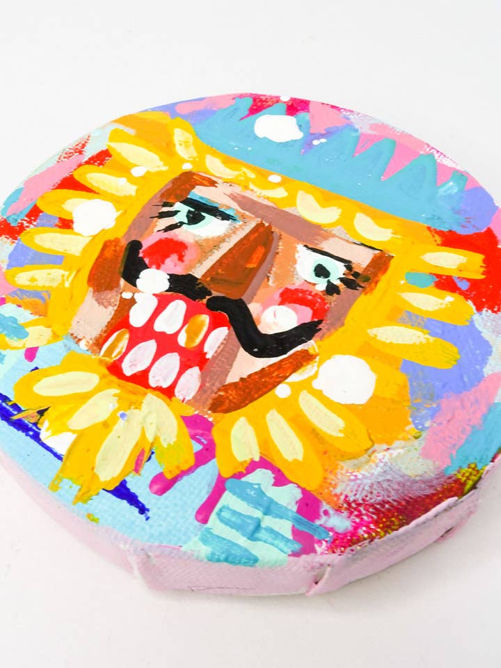 Pintura abstracta de cascanueces de Louie para venta al por mayor de Court&Co.