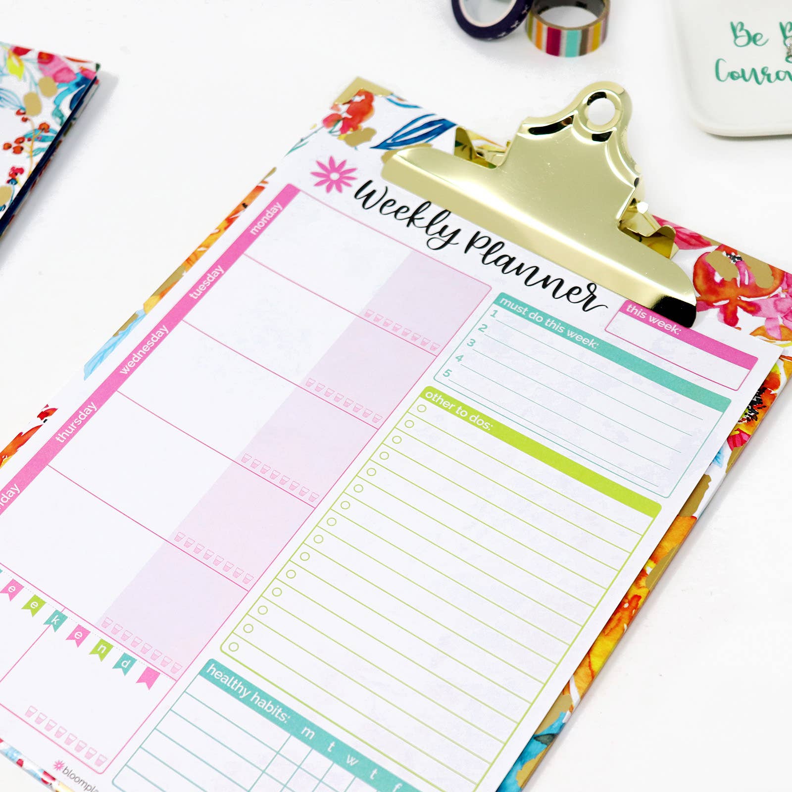 bloom daily planners - Wholesale Clipboard - Clipboard6