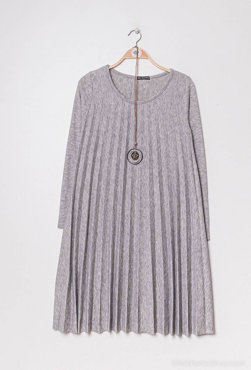 P&R STAR - Wholesale Dress - Women's - Pleated knit dress10