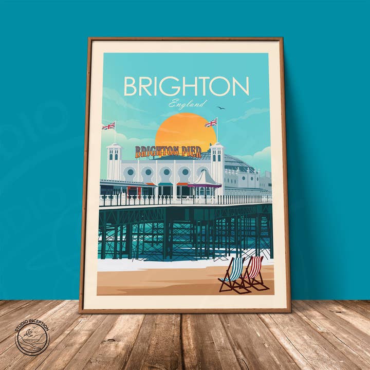 Imprimé de style traditionnel de Brighton pour la vente par Studio Inception