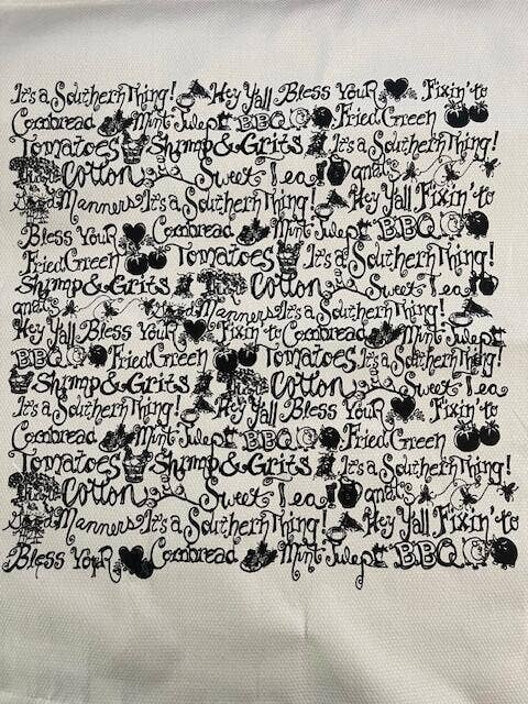 A Southern Thing! Tea Towel for wholesale by The Dish