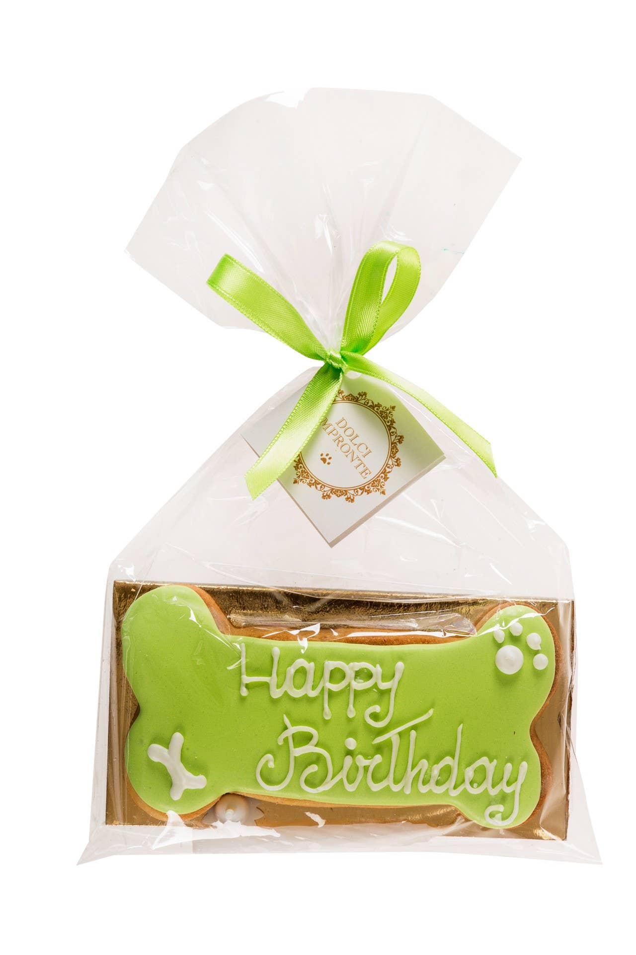 Fifty Srl - Dolci Impronte The Italian Pet Pastry - Wholesale Pet Treats - Dog - Sweet Imprints - Birthday Bone - 85 g - Various Colors0