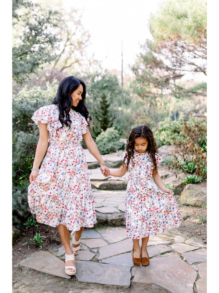 Peony Alley - Vendita all'ingrosso Vestito - Donna - Abito longuette floreale Alina