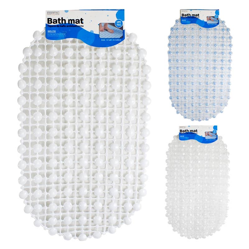Deluxe Import Trading – wholesale Bath mat – Bath Mat 25.5" x 14" 3 Colors0