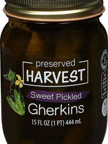 PICKLES SWEET GHERKINS - PRESERVED HARVE for wholesale by Hudson Meat Company