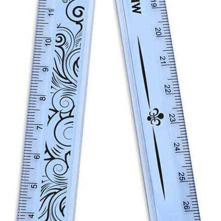 Liquidraw 30cm Faltlineal Klappbares Lineal Schulbedarf für den Großhandel von Liquidraw