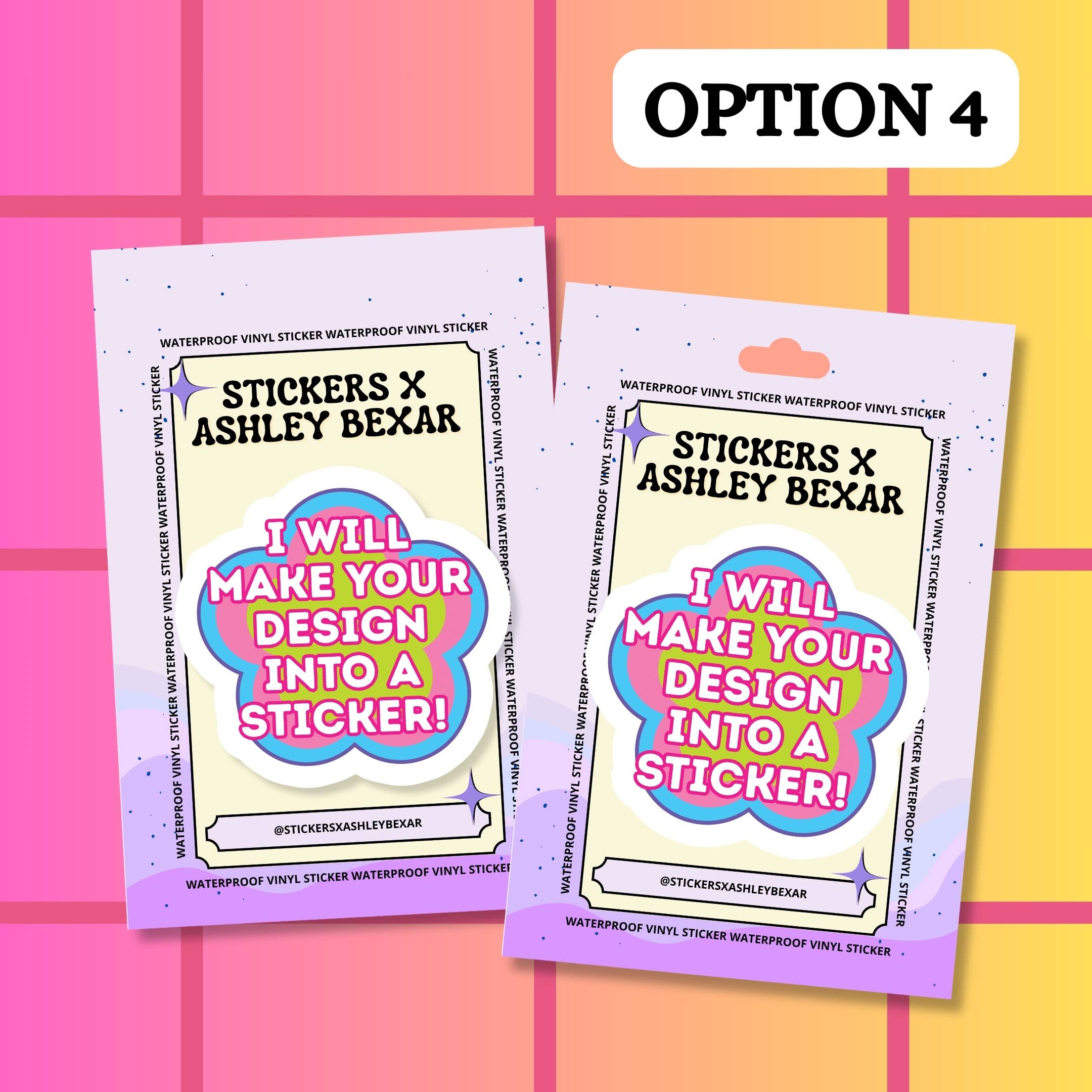 Stickers+ X Ashley Bexar - Wholesale Sticker - Custom Waterproof Vinyl Sticker (Your Design)5