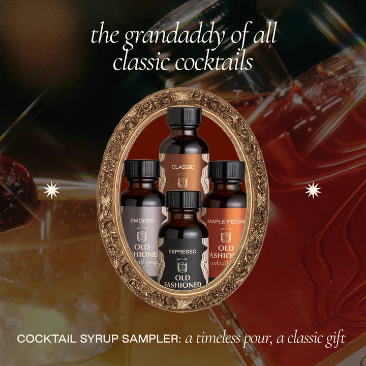 Strongwater - Wholesale Cocktail Mix/Syrup - Old Fashioned Cocktail Syrup Sample Set1