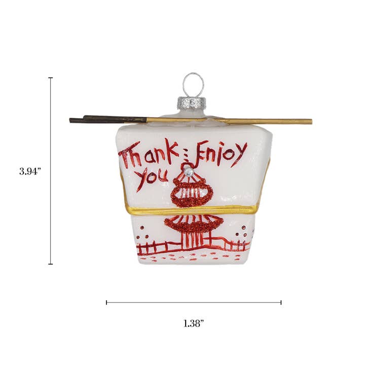 Chive - Wholesale Ornament - Chinese Take Out, Retro Glass Ornament Stocking Stuffer Gift3