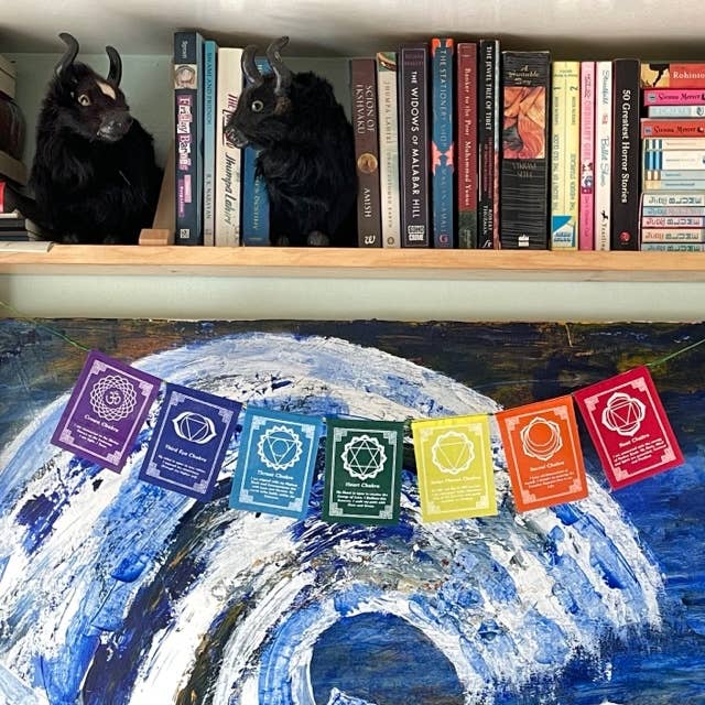 Tenzing Collections – Großhandel Flagge – Mini-Chakra-Gebetsfahnen für Meditation, Chakra-Gebetsfahnen1