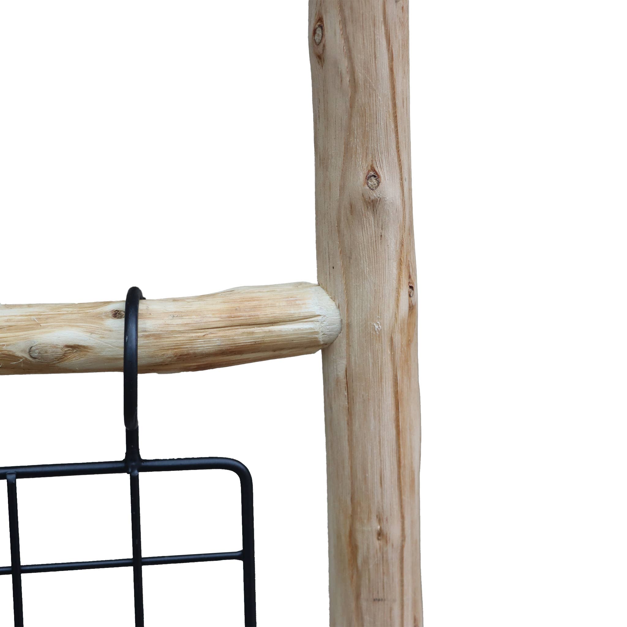 Paris Loft Inc - Wholesale Wall Mounted Shelf - Wooden Leaning Ladder Shelf4