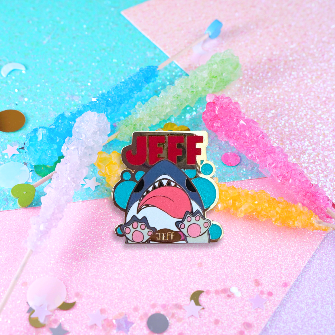 Naytendo - Vente Épinglettes/boutons - Pin's Jeff le Requin-Terrestre | Marvel Rivals1