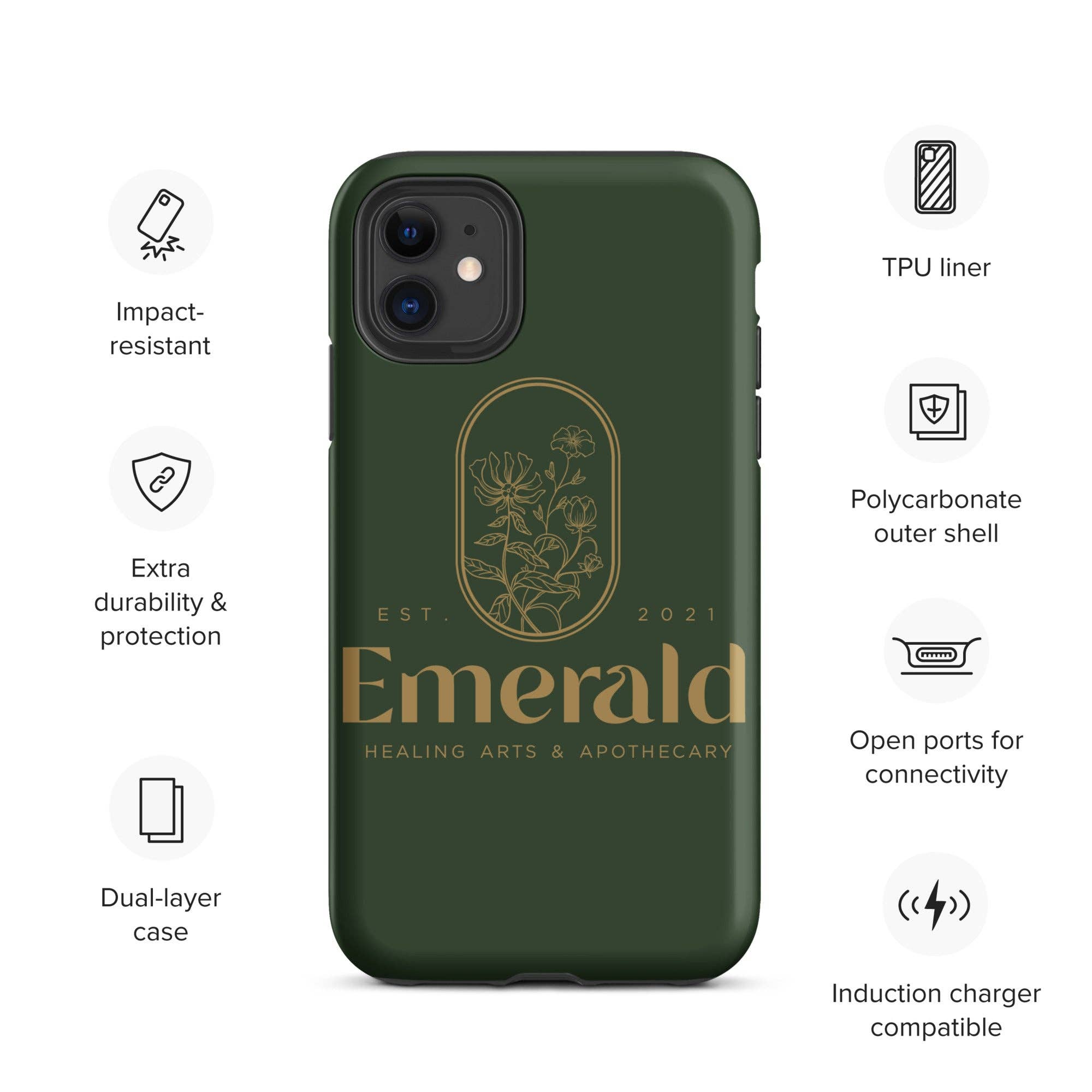 Practicality Skin & Body care - Wholesale Phone Case - Unisex - Emerald Tough iPhone case1