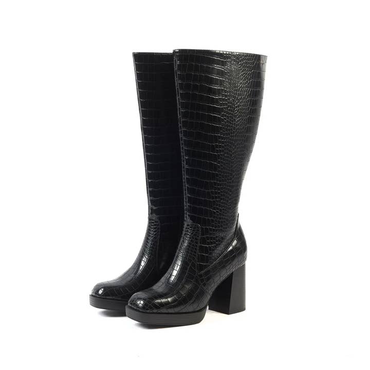 Gabylou - Wholesale Boots - Women's - Wide calf boots size 2XL - Model Melissa18