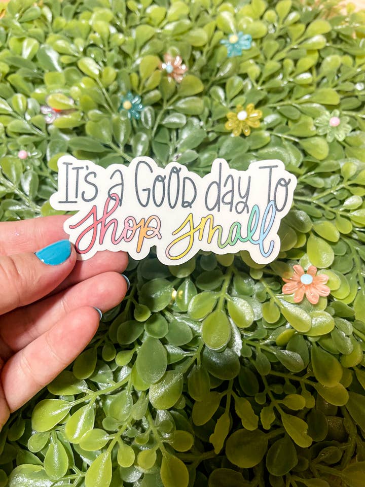 Adesivo piccolo «È un buon giorno per acquistare» per la vendita all'ingrosso da parte di Sharp Thoughtlings