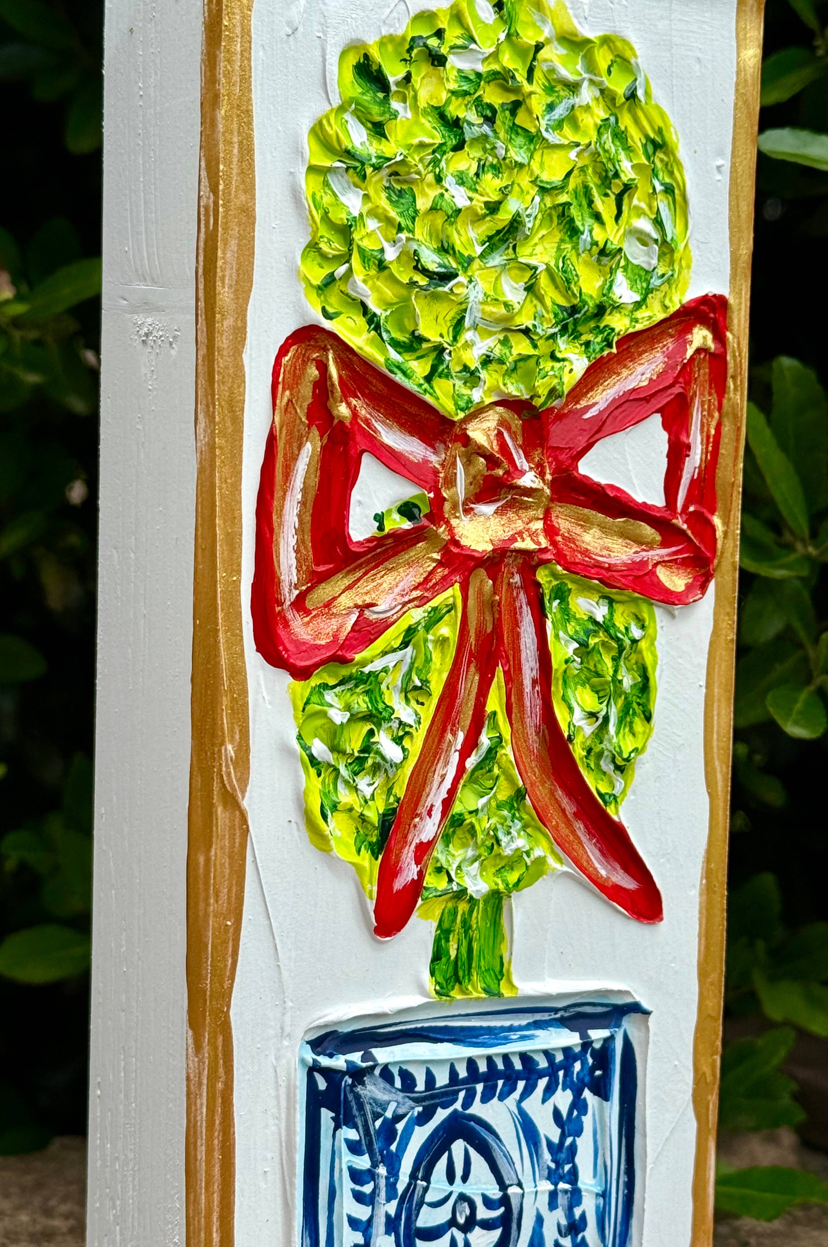 Framesaplenty - Wholesale Tafelbladdecoratie - Getextureerd topiary kunstblok4