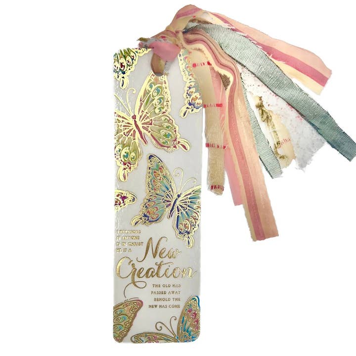 Rachel Brooks Design, LLC - Wholesale Bookmark - New Creation Tassel Bible Bookmark