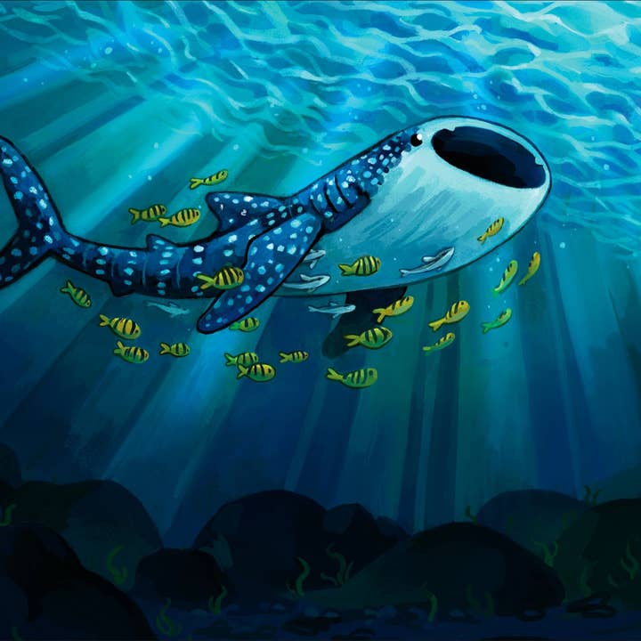 JelArts - Wholesale Art Print - Whale Shark - Print (two sizes)