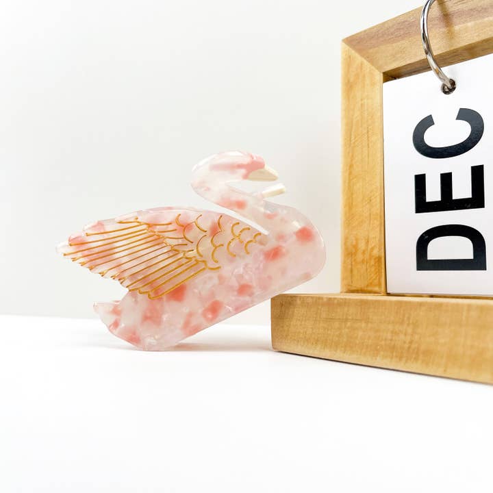 mildstyles - Wholesale Haarclip - Dames - Elegante klauwclip van zwanenacetaat voor dierenhaar