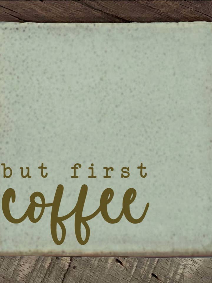 Flise men først kaffe - 10x10 cm for engroshandel hos Label2X B.V.