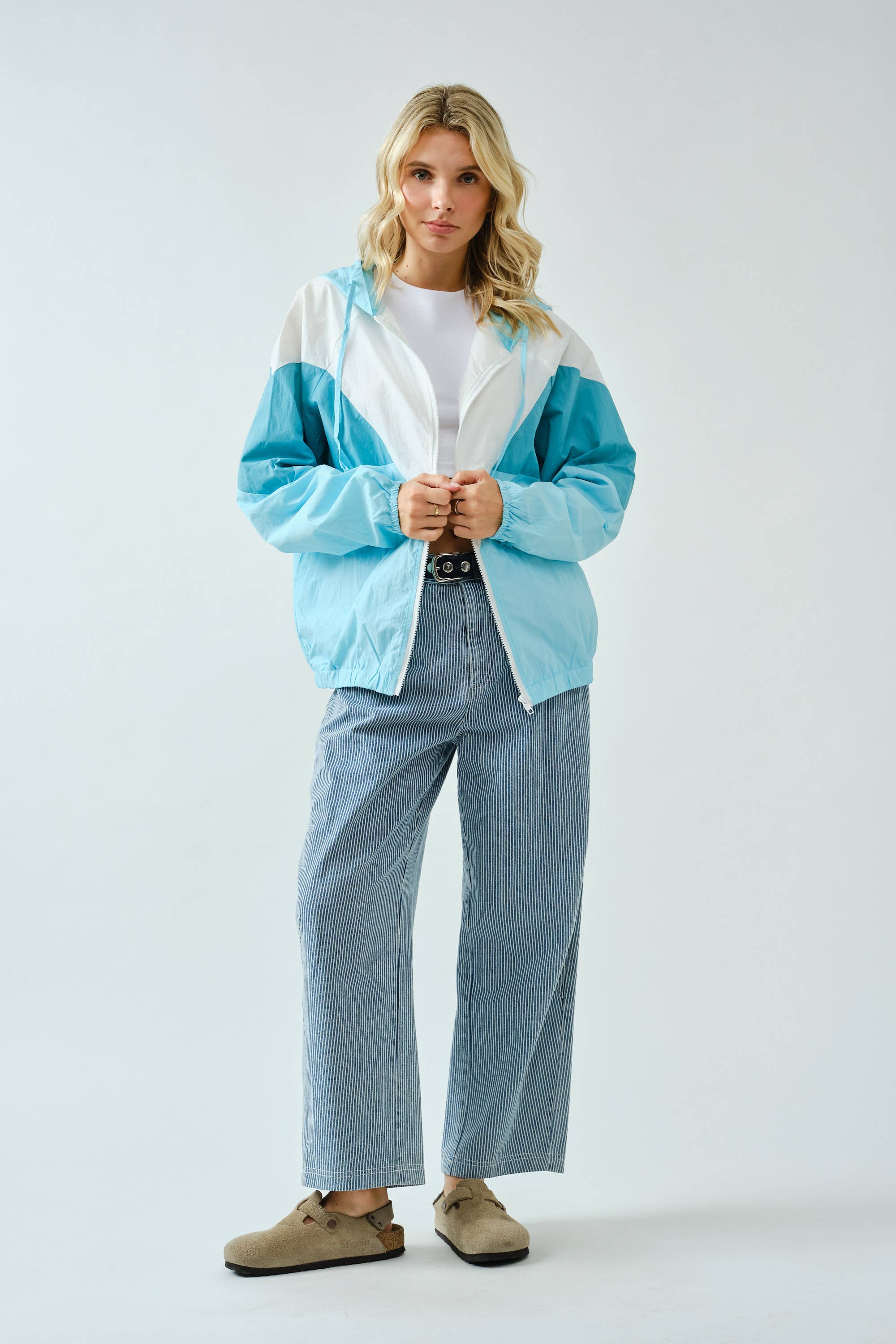 MINT SA00112J - Color Block Windbreaker Jacket for wholesale on Faire4