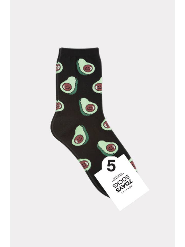 7DAYSSOCKS - Wholesale Socks - Women's - Women's Crew Pangpara-Pangpang Socks