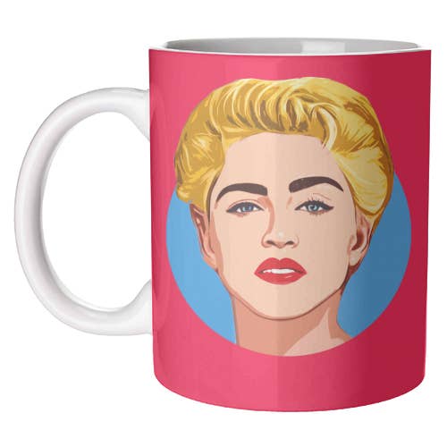 ART WOW - Wholesale Coffee Mug - Mugs 'Queen of Pop' by DOLLY WOLFE