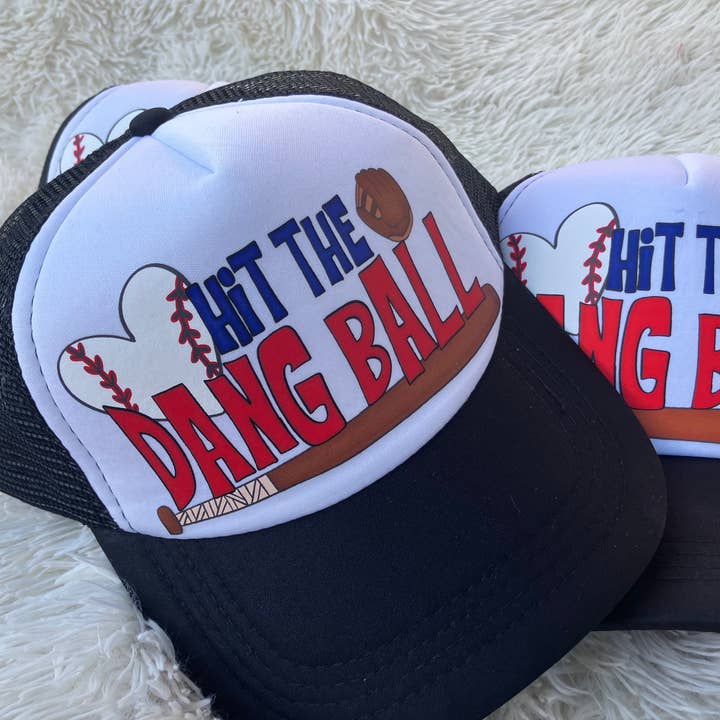 on the Bayou - Wholesale Trucker Hat - Women's - hit the dang ball baseball trucker hat