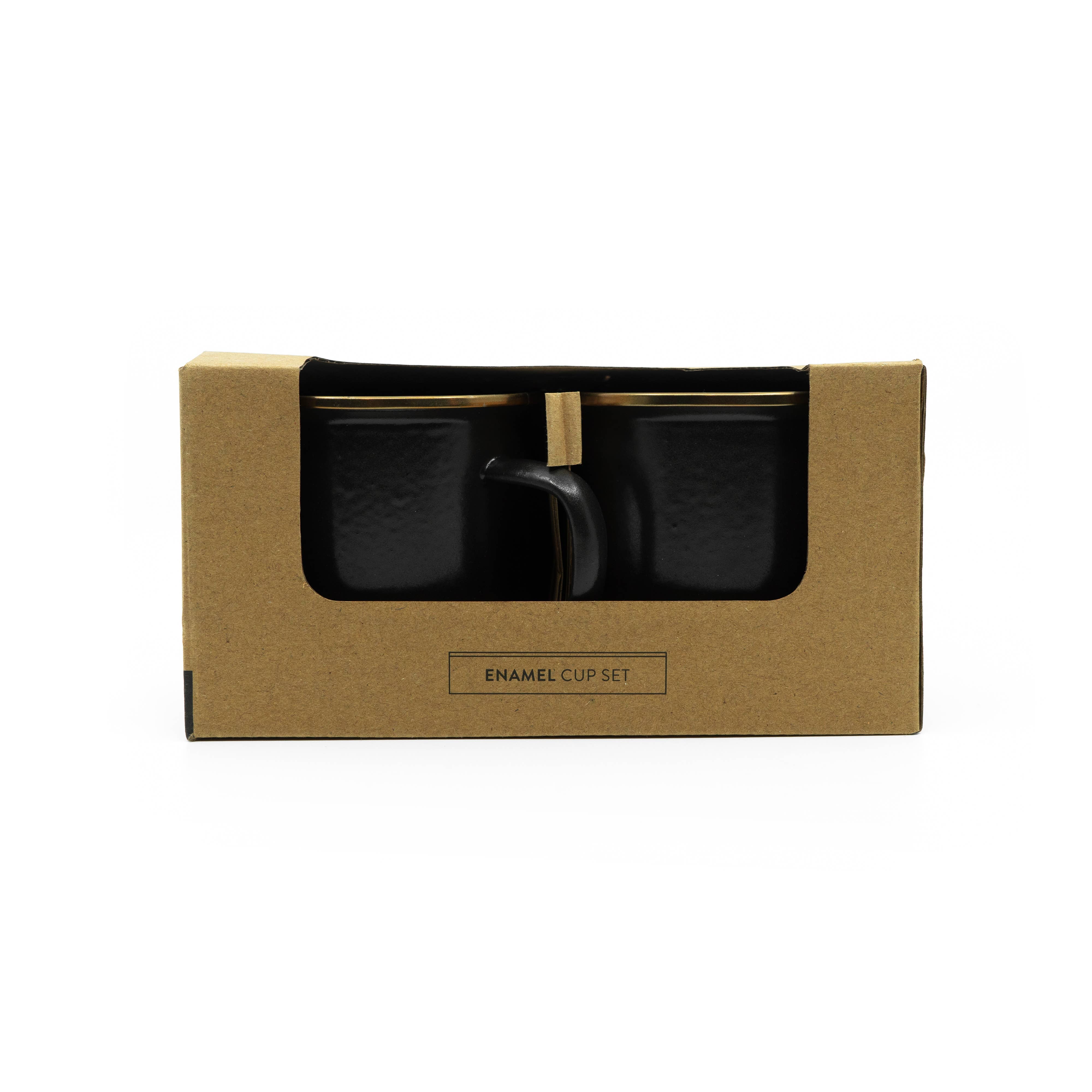 Barebones - Wholesale Coffee Mug - Enamel Cup (Set of 2) - Tea & Coffee Mug7