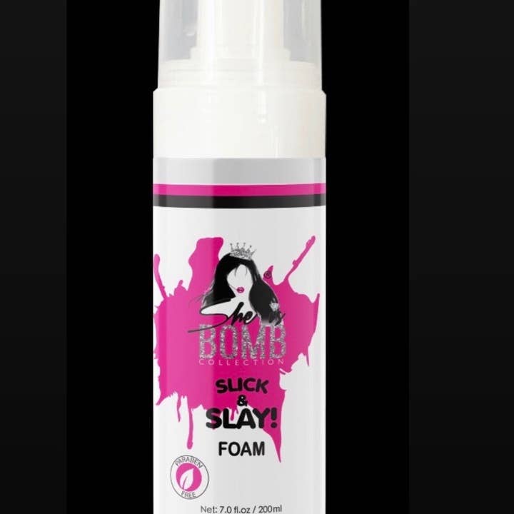 She Is Bomb Collection - Wholesale Hair styling gel/mousse - SLICK AND SLAY FOAM1