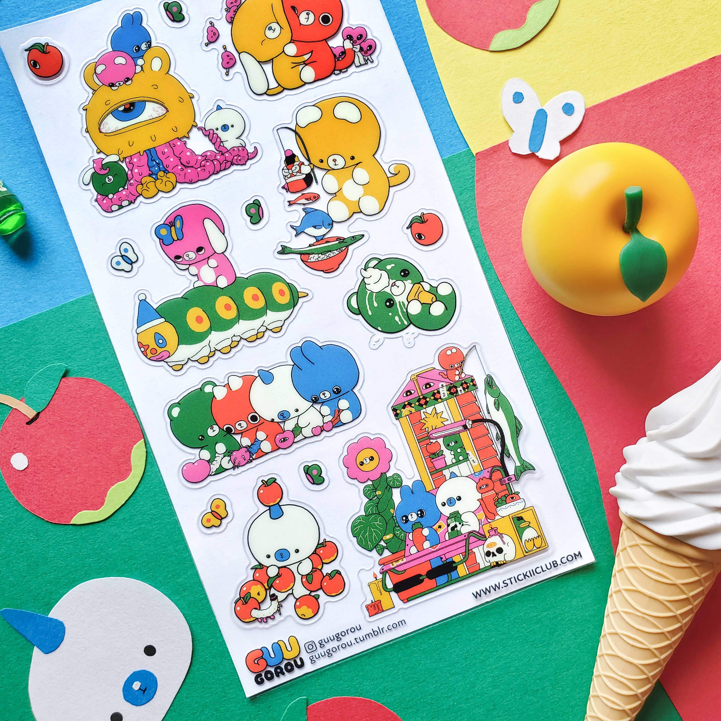 STICKII - Wholesale Sticker - Tiny Friends, Big Adventures 2 Sticker Sheet1