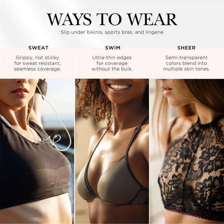 Nippies – Großhandel Brustwarzenabdeckung – Damen – Nippies Skin nicht-haftende BH-Einlage unsichtbare Einsätze